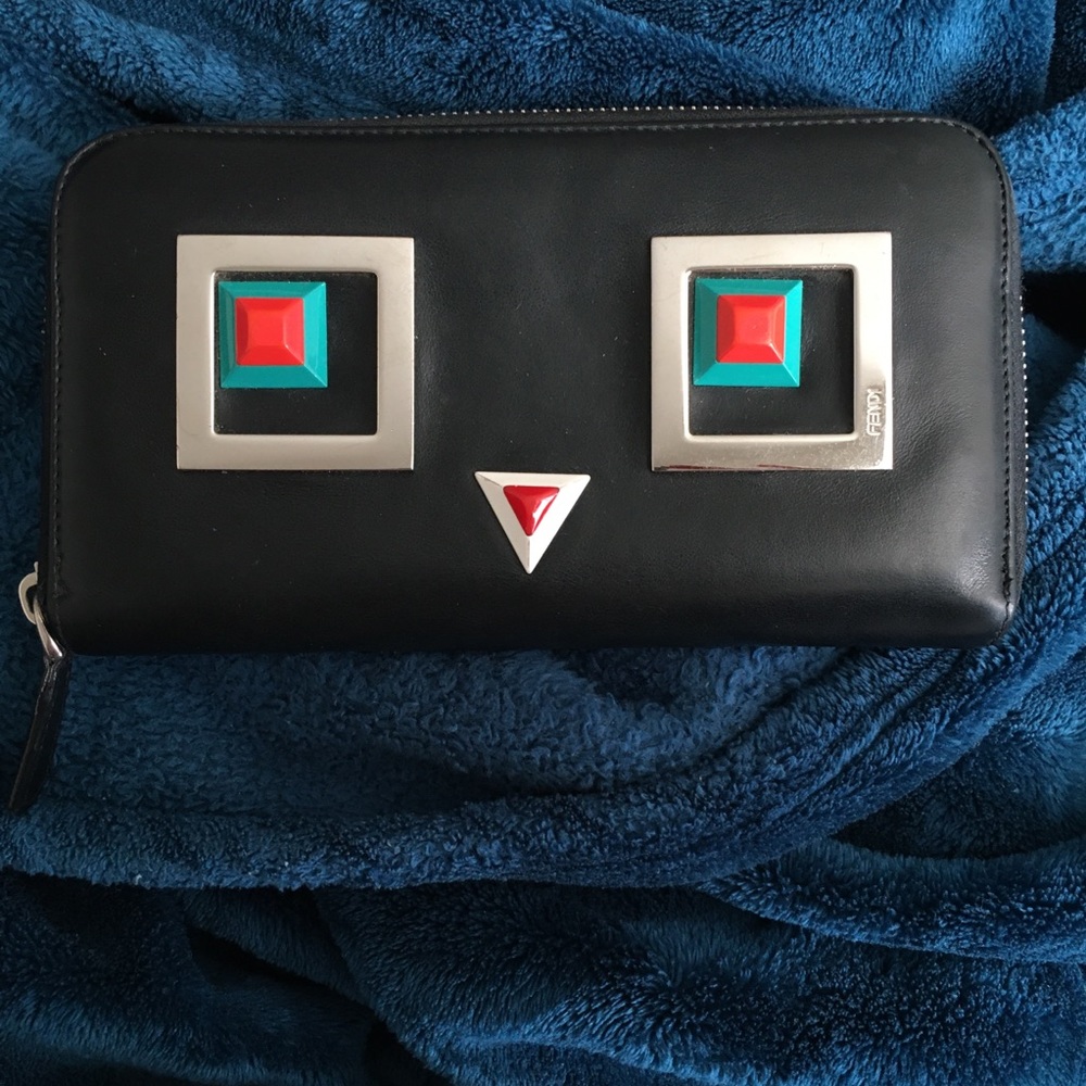 Fendi Monster Zippy Wallet